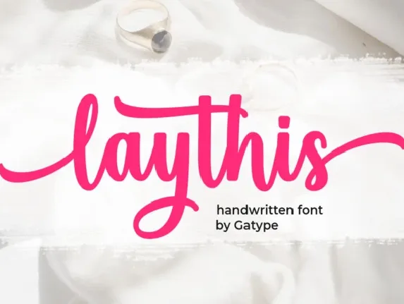 Laythis font