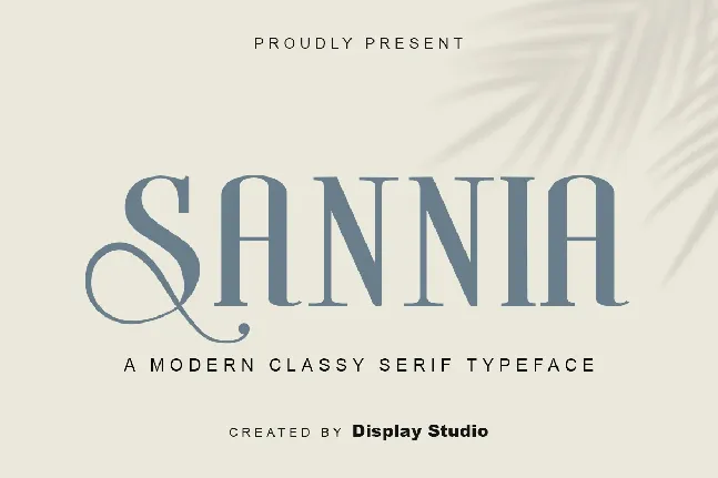 Sannia font