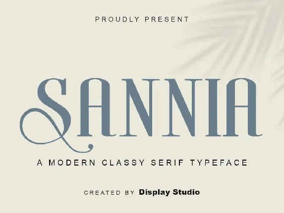 Sannia font