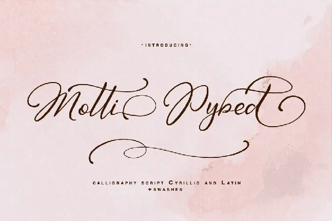 Motty Pybed font