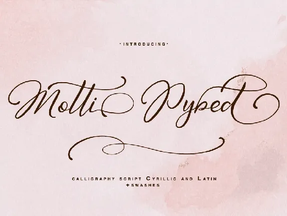 Motty Pybed font