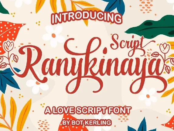 Ranykinaya font