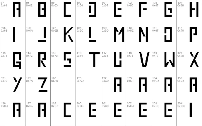 Chainbox font