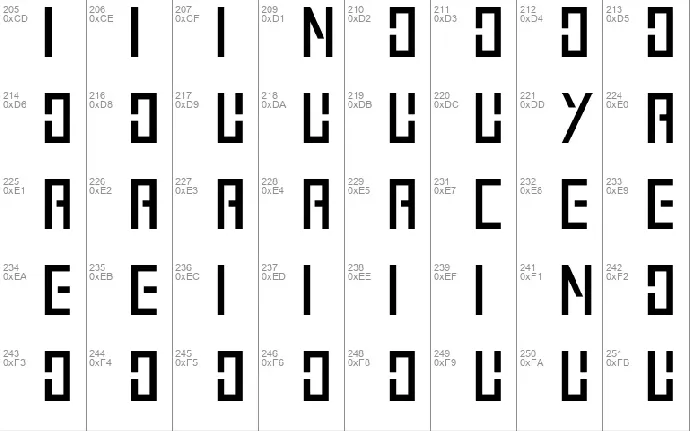 Chainbox font