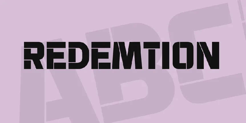 Redemtion font