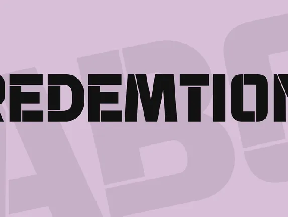 Redemtion font