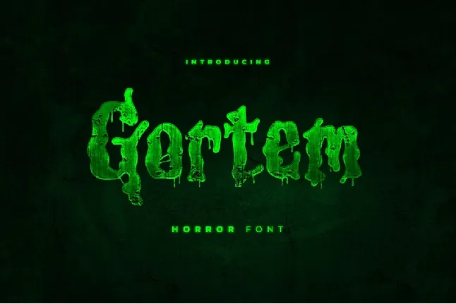 Gortem font