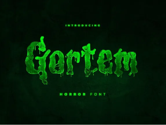 Gortem font