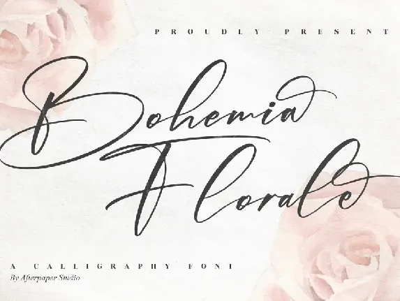 Bohemia Florale font