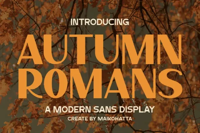 Autumn Romans font