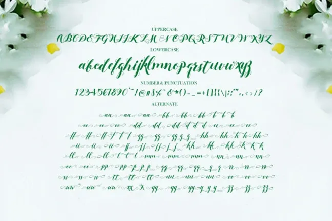 Kadupul Flowes font