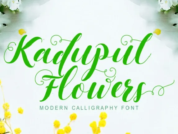 Kadupul Flowes font