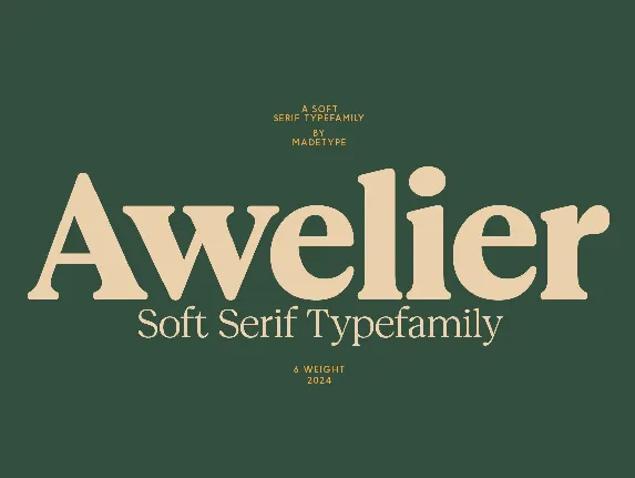 MADE Awelier font