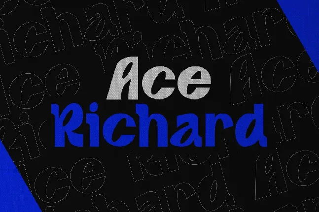 Ace Richard font