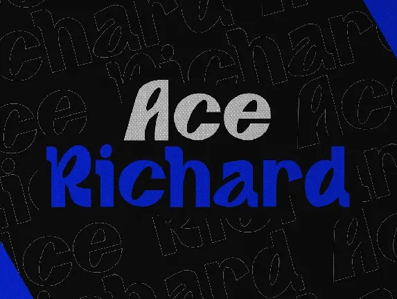 Ace Richard font