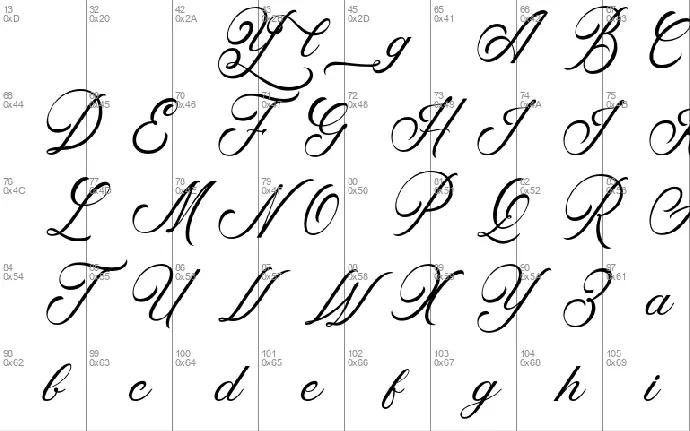 Yearlong font