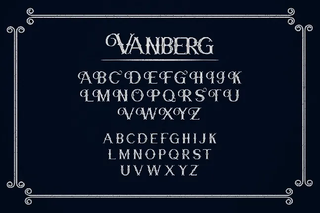 Vanberg font