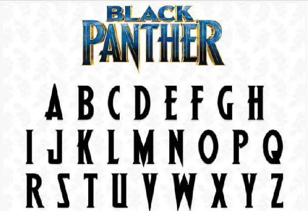 Black Panther font