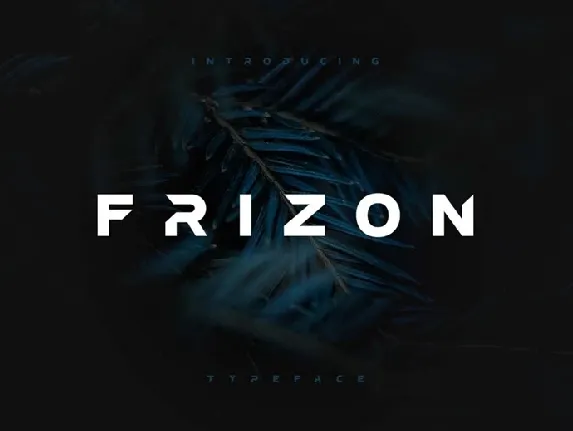 Frizon font