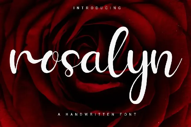 Rosalyn font