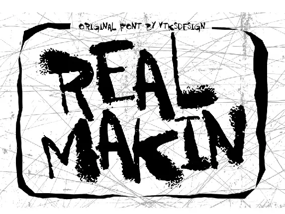 vtks REALMAKIN font