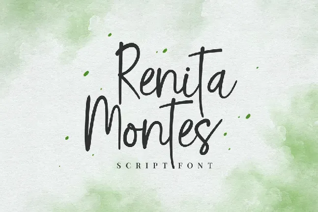 Renita Montes font