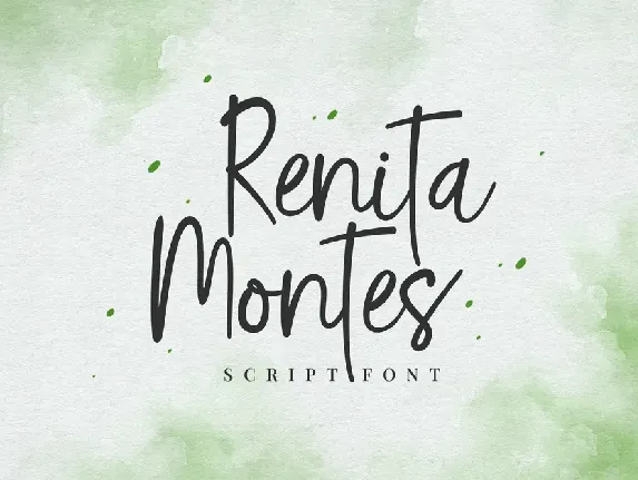 Renita Montes font