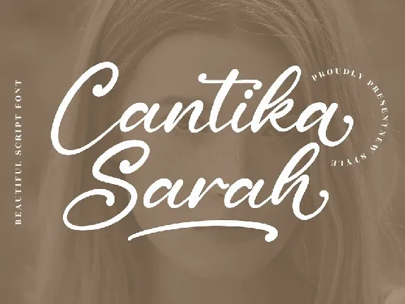 Cantika Sarah font