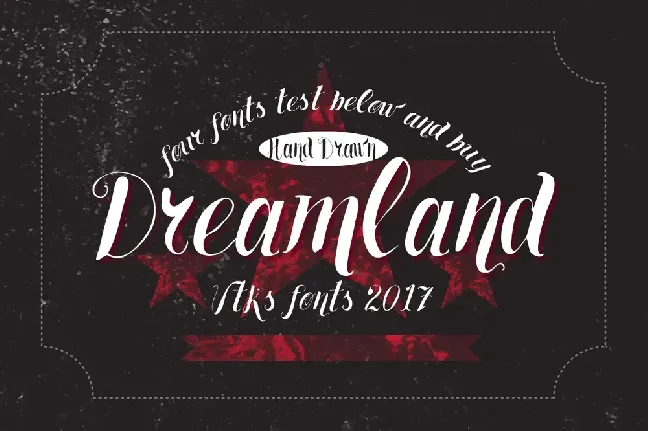 Vtks Dreamland555 font