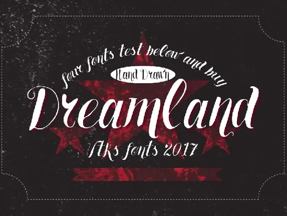 Vtks Dreamland555 font