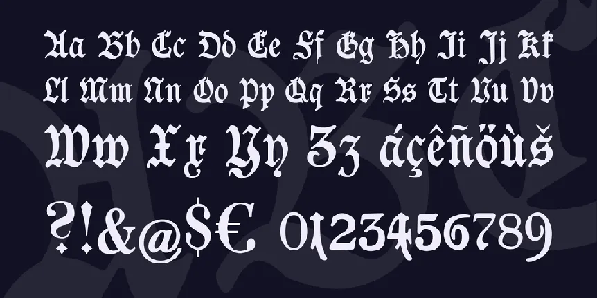 Goeschen Fraktur UNZ1A font