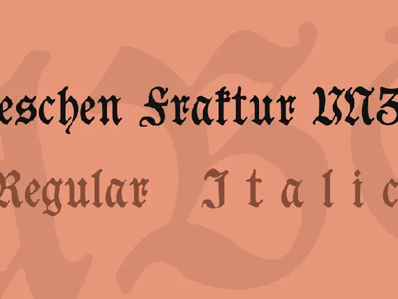 Goeschen Fraktur UNZ1A font