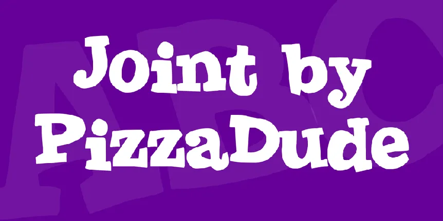 Joint by PizzaDude font