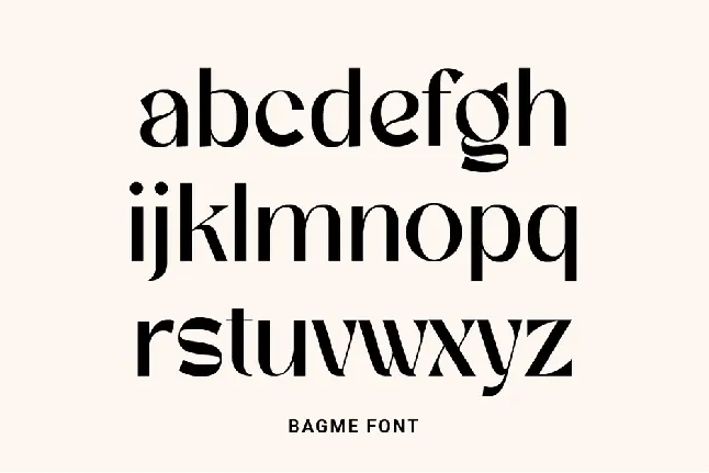 Bagme font