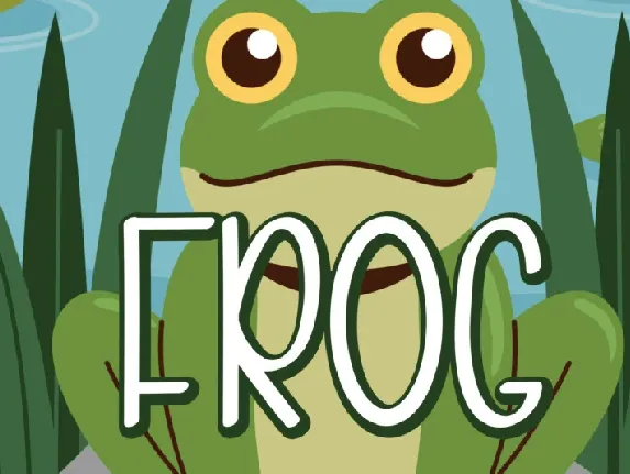 Frog Display font