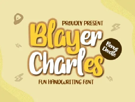 Blayer Charles Script font