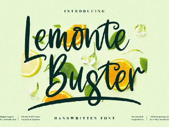 Lemonte Buster font