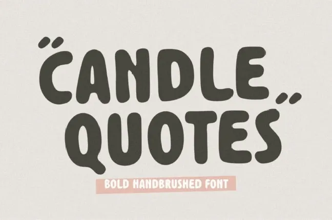 Candle Quotes font