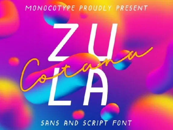 Zula Cotana Duo font