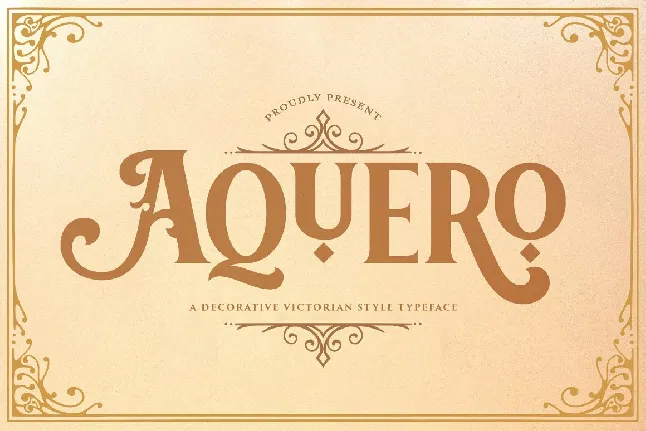 Aquero font