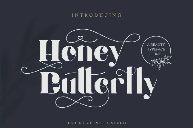 Honey Batterfly Display font