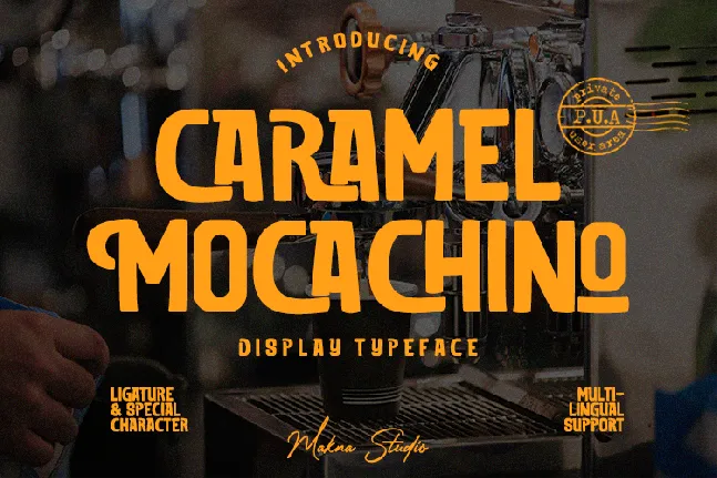 CARAMEL MOCACINO font