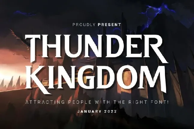 Thunder Kingdom font