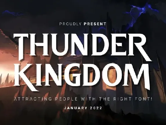 Thunder Kingdom font