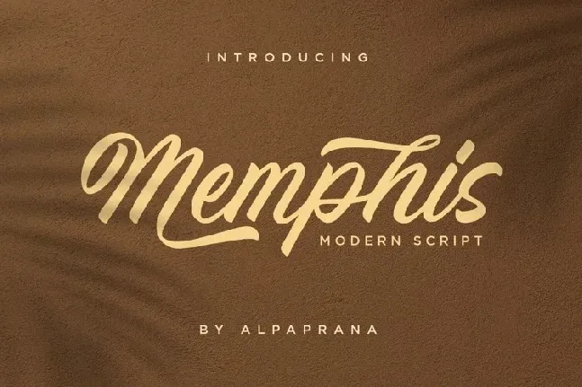 Memphis font