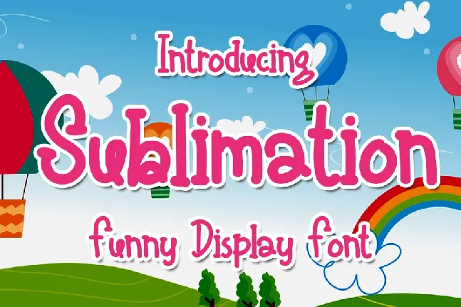 Sublimation font