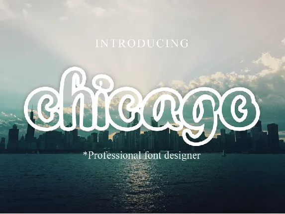 Chicago Script font