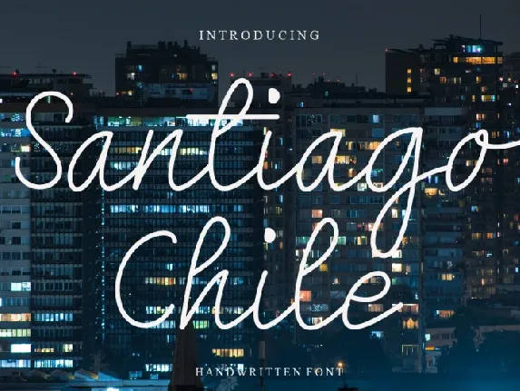 Santiago Chile font