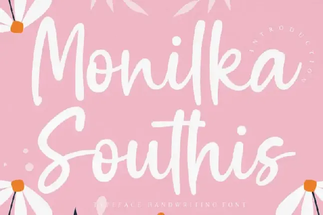 Monilka Southis Script font