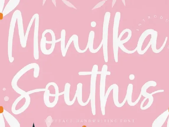 Monilka Southis Script font